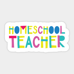 Homeschool Teacher Gift Idea Cute Back to School Sticker